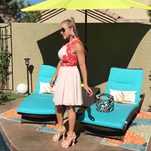 Ted Baker pink/coral Dress - Picture 6 of 8